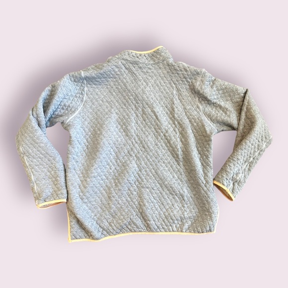 EUC Marine Layer Size XL Reversible Quilted Pullover Sweatshirt Cream and Blue - Picture 5 of 5